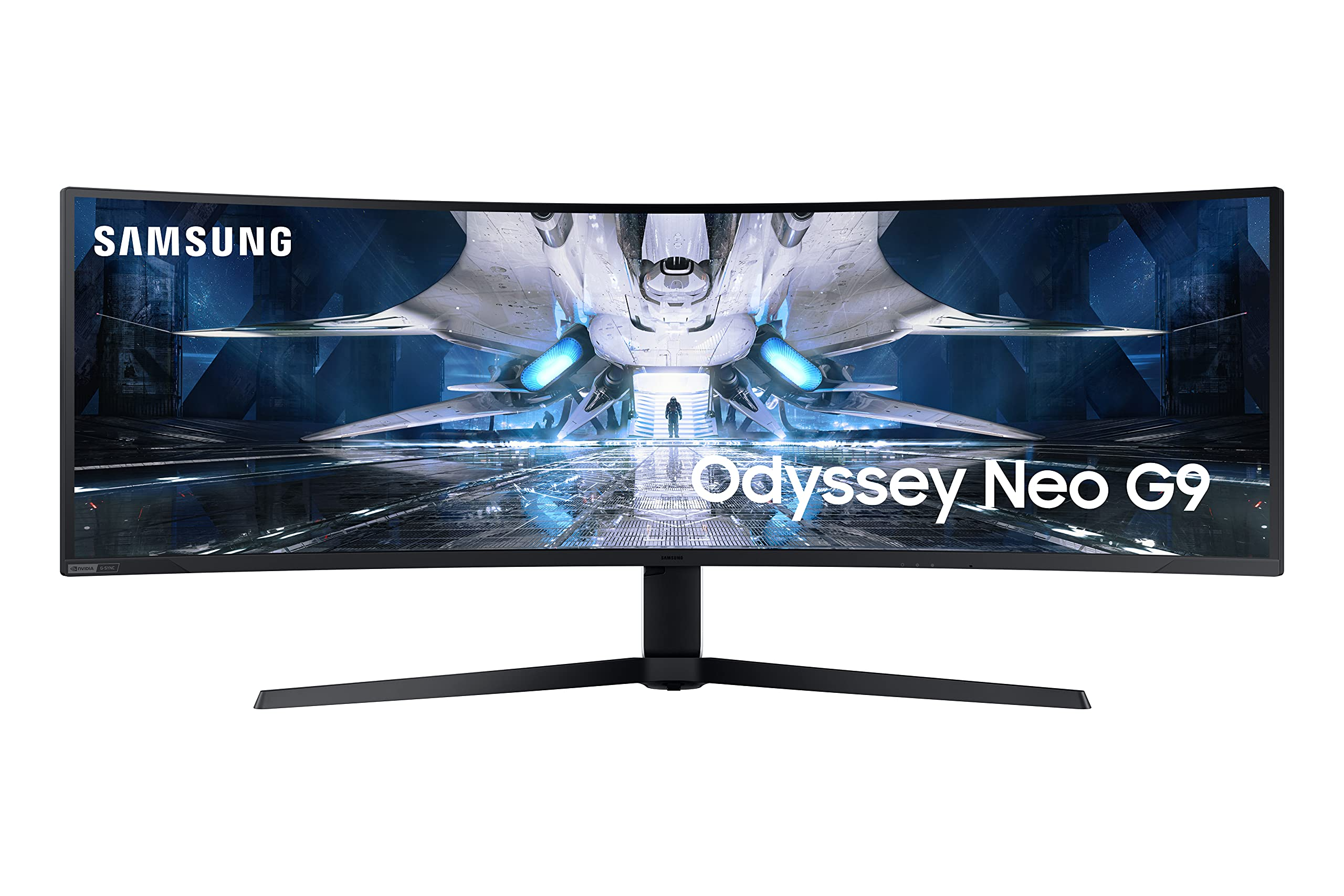 【Electronics】49-Inch Dual QHD (5120x1440) Gaming Monitor, 240Hz, Curved, Height Adjustable Stand